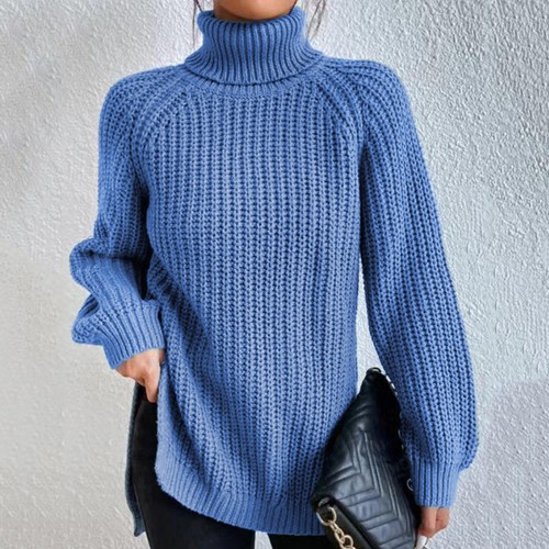 Damen rollkragenpullover warm - rollkragenpullover,