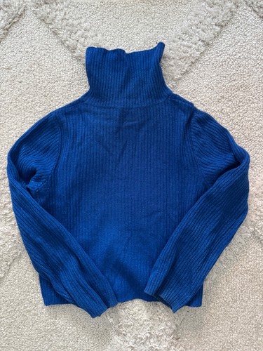Blau glitzer pullover sweater - blau,