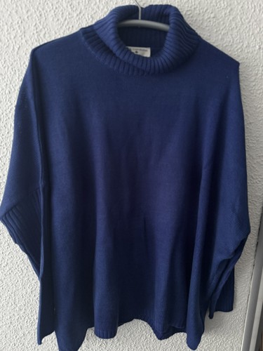 Royalblauer rollkragenpullover - royalblauer,
