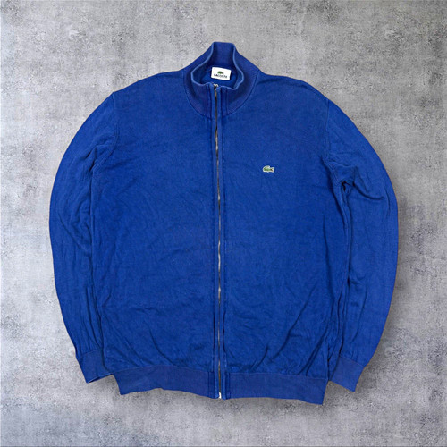 Lacoste strickjacke blau - lacoste, zip