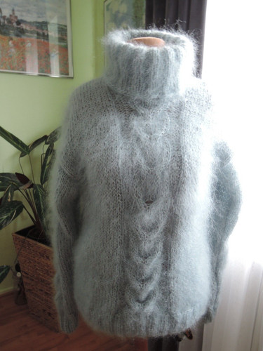 Strick pullover uni rollkragen - strick,
