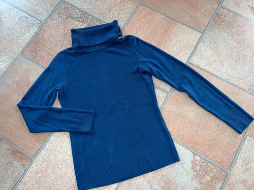 Rollkragen pullover blau - pullover,