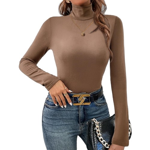 Gerippter rollkragenpullover - gerippter,