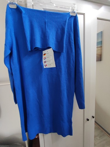 Strickkleid mit rollkragen - mit,